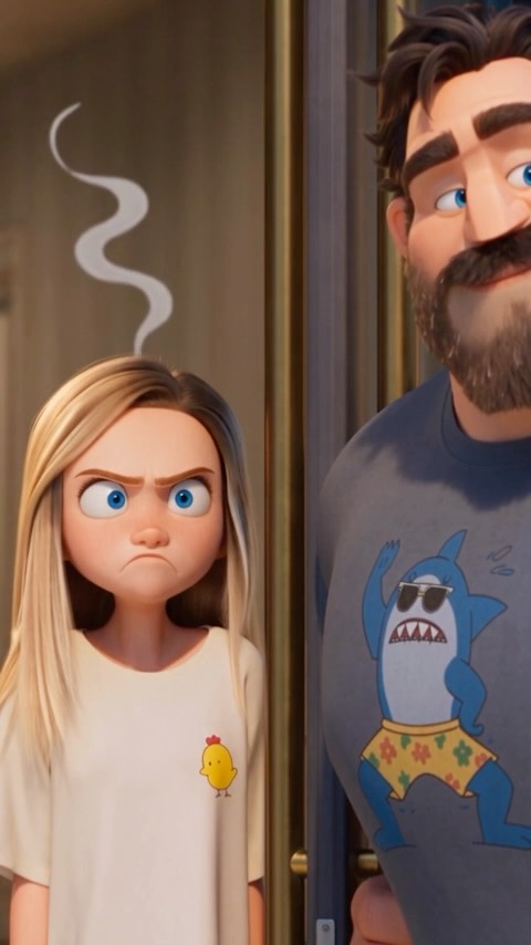 Four thank-yous from a cartoon girl who means none