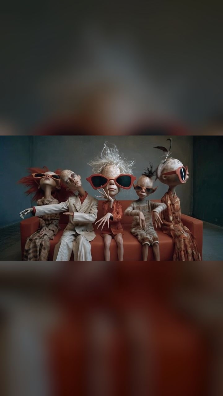 Five weird handmade creatures dance to la vida loca