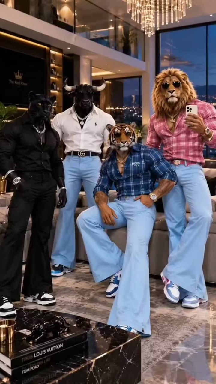 Four gangster animals go to college admissions