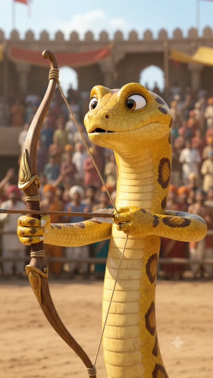 Cartoon snake admits he is Ravana; friends sell him out