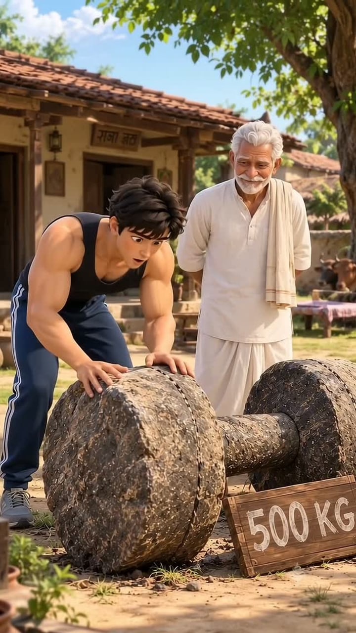 Grandpa's 500 KG dumbbell, and the flashback that proves it
